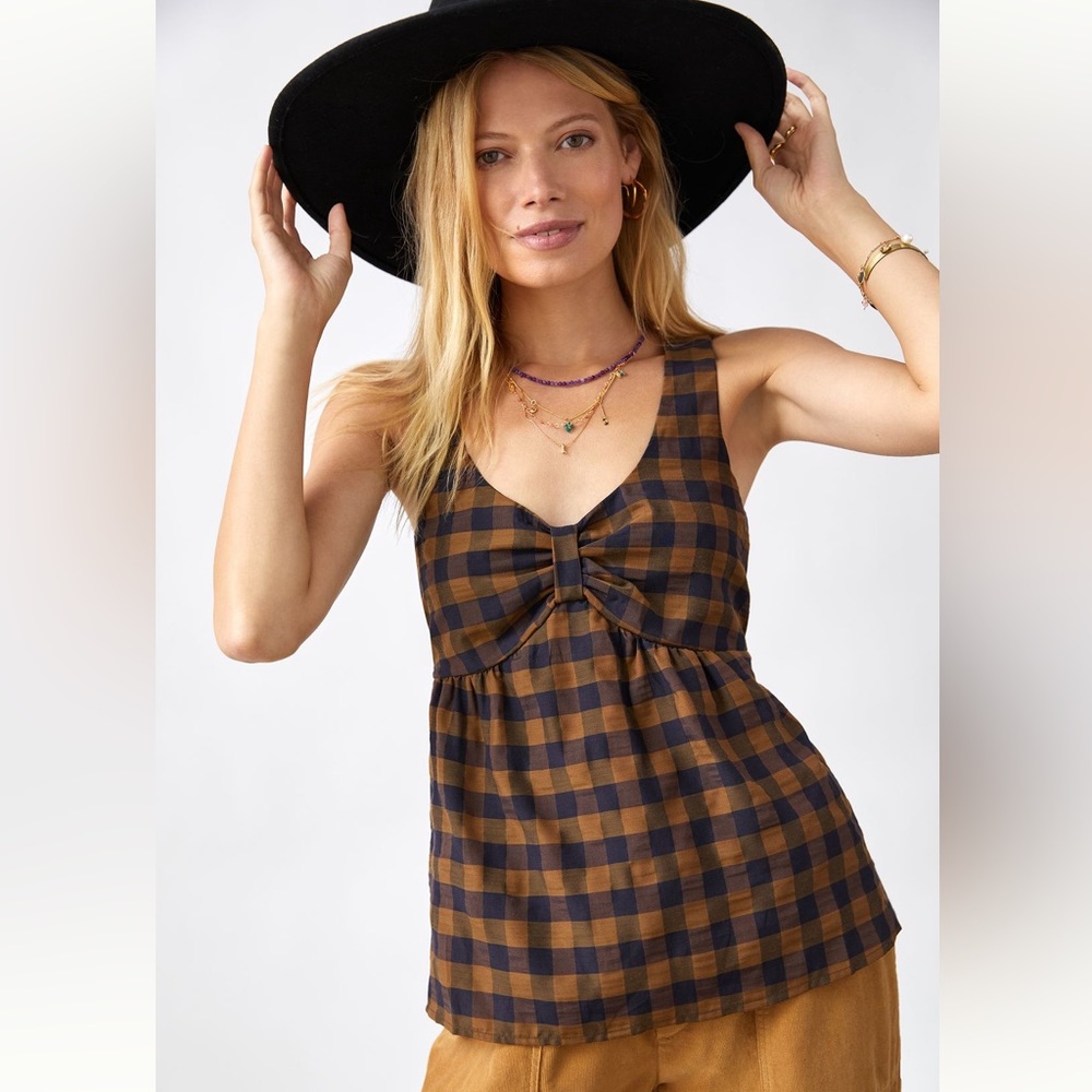 Maeve Plaid Tank